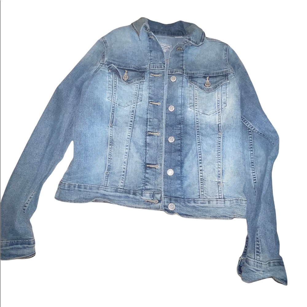 Signature By Levi Strauss & Co. Gold Label Womens‎ Blue Small Denim Jacket